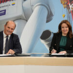 Martin Brudermüller, CEO BASF SE an Ana Borg, CEO Vattenfall ar